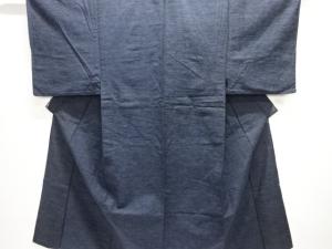 手織り真綿紬単衣男物着物アンサンブル